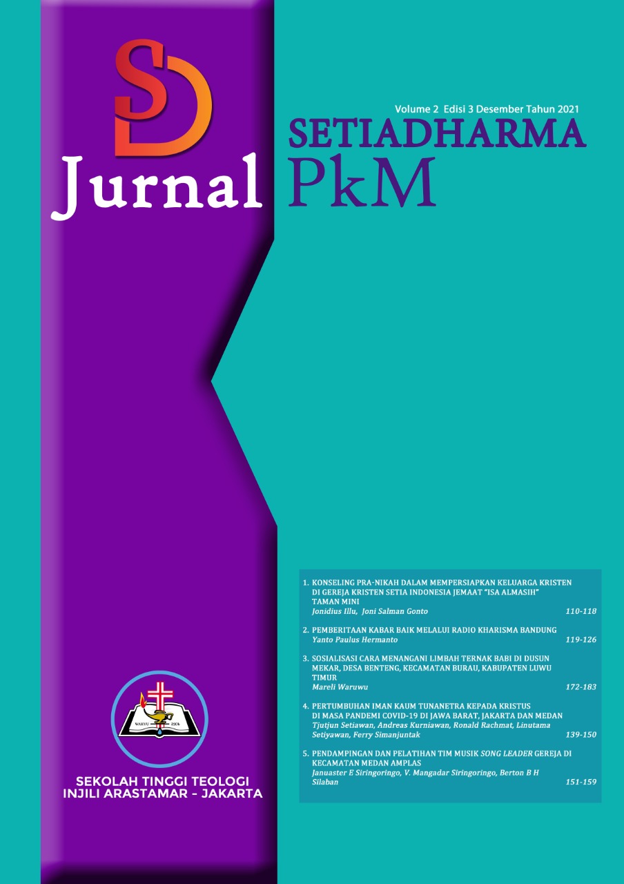 					View Vol. 2 No. 3 (2021): Jurnal PkM Setiadharma
				