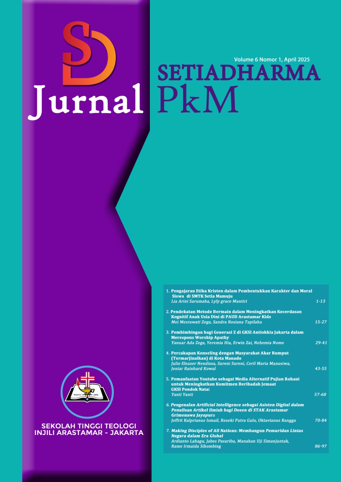 					View Vol. 6 No. 1 (2025): Jurnal PkM Setiadharma
				