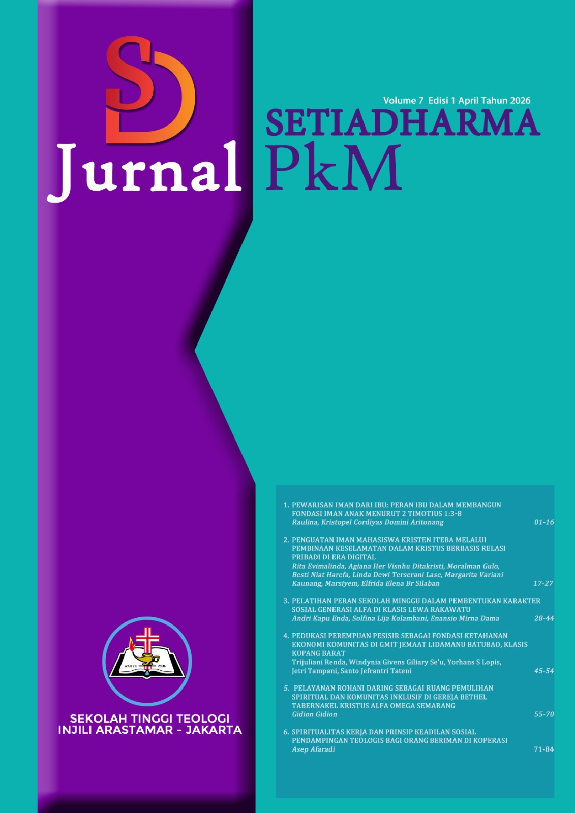					View Vol. 7 No. 1 (2026): Jurnal PkM Setiadharma
				